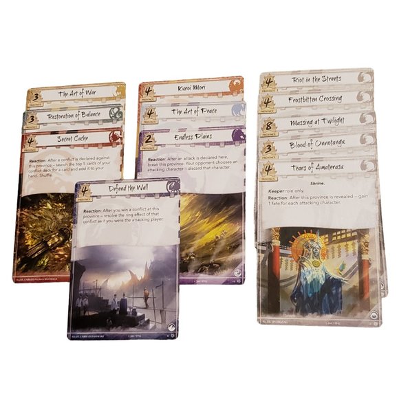 Fantasy Flight Games Legend of the Five Rings Card Bundle | 60 Cards As Pictured - Picture 7 of 15